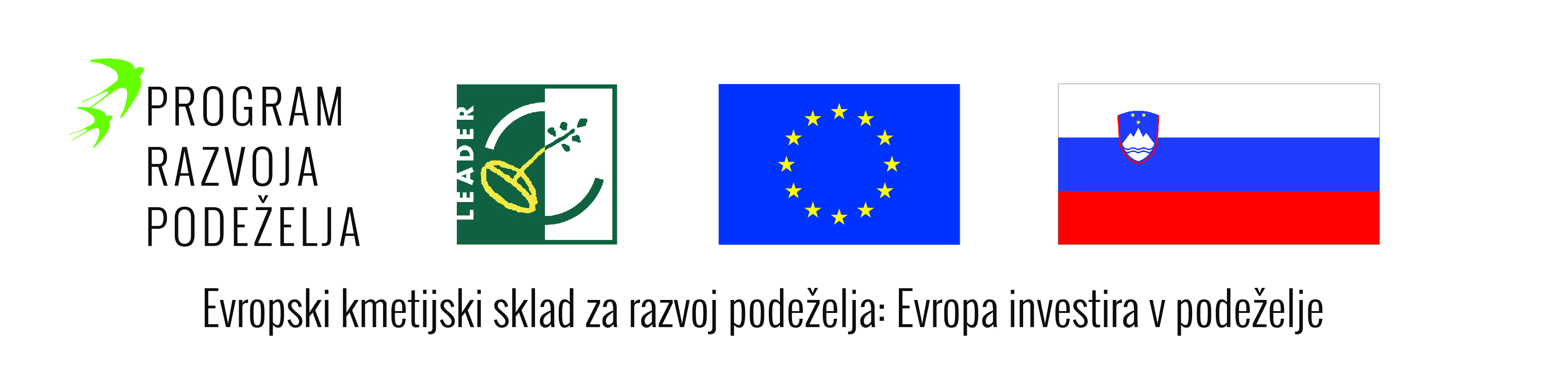 logotip EKSRP - LEADER barvni